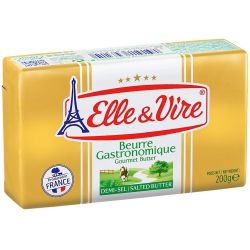 Elle & Vire френско масло 80% полусолено (200 г)