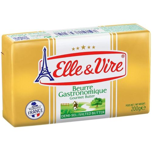 Elle & Vire френско масло 80% полусолено (200 г)