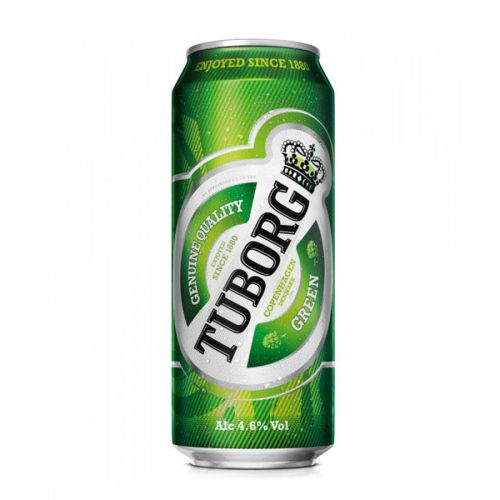 Tuborg светла бира в кен (500 мл)