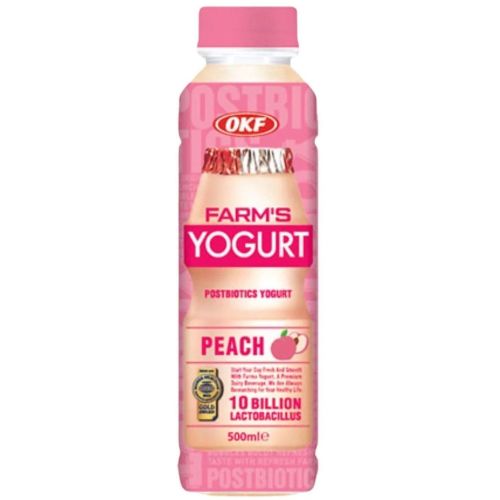 OKF Farm's Yogurt напитка йогурт праскова (500 мл)