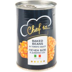 Chef is печен боб в доматен сос (400 г)