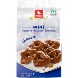 Weiss мини шоколадови меденки с млечен шоколад (400 г)