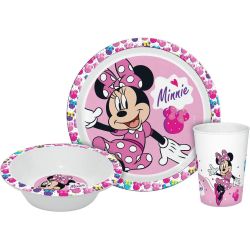 Disney детски комплект за закуска Minnie Mouse, 3 части (1 бр.)