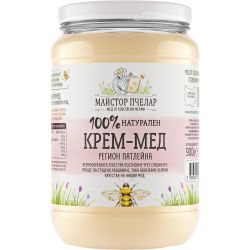 Майстор Пчелар мед-крем, 100% натурален (900 г)