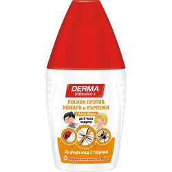 DERMA Intensive+ стик лосион против комари и кърлежи с алое вера, 2+ години  (50 мл)