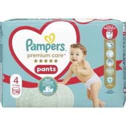 Pampers Premium Care гащички Midi 4, 9 кг - 15 кг (38 бр.)