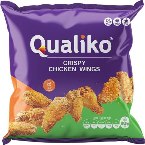 Qualiko панирани пилешки крилца (500 г)
