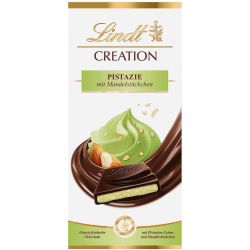 Lindt Creation шоколад с шамфъстък и крем бадем (148 г)