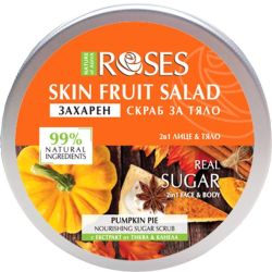 Nature of Agiva Roses захарен скраб за тяло пай от тиква (200 мл)