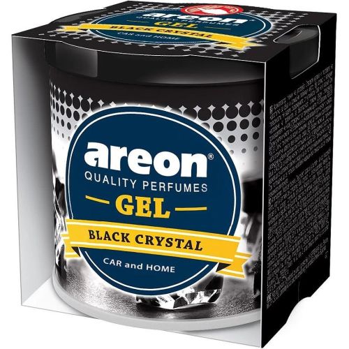 Areon Gel Black Crystal ароматизатор в метална кутия  (1 бр.)