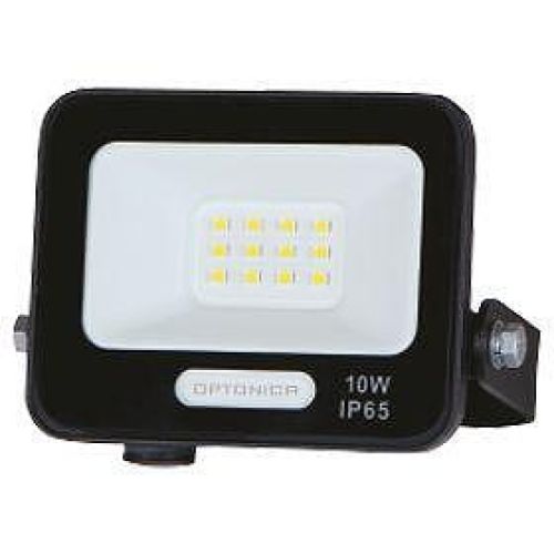 Lightex LED прожектор 10W, 900Lm, 6000K, черен (1 бр.)