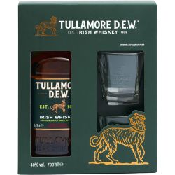 Tullamore Dew ирландско уиски с 2 чаши (700 мл)