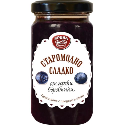 Krina сладко от горски боровинки (245 г)