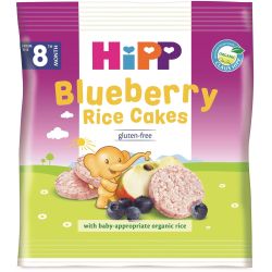 Hipp био оризови бисквити с боровинки (30 г)