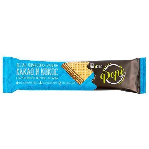 Pepe лимецова вафла с какао, кокос и Proviotic (30 г)