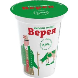 Верея краве кисело мляко 2.9% (400 г)