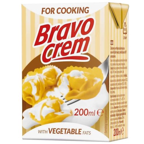 Bravo Crem растителен крем за готвене (200 мл)