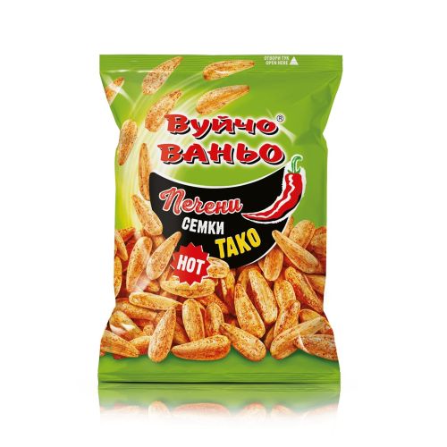 Вуйчо Ваньо люти слънчогледови семки Тако (70 г)