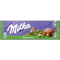 Milka Whole Hazelnuts шоколад с цели лешници (250 г)