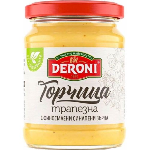 Deroni трапезна горчица (155 г)