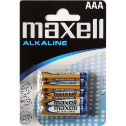 Maxell алкална батерия LR03, 1.5V, AAA, 4 бр. (1 бр.)