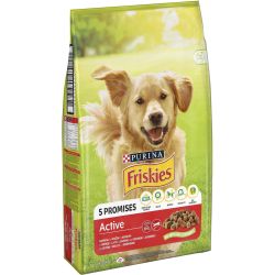 Purina Friskies Active храна за кучета в зряла възраст, активни храна за кучета (10 кг)