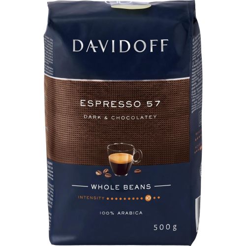 Davidoff Espresso 57 Dark & Chocolatey кафе еспресо на зърна (500 г)