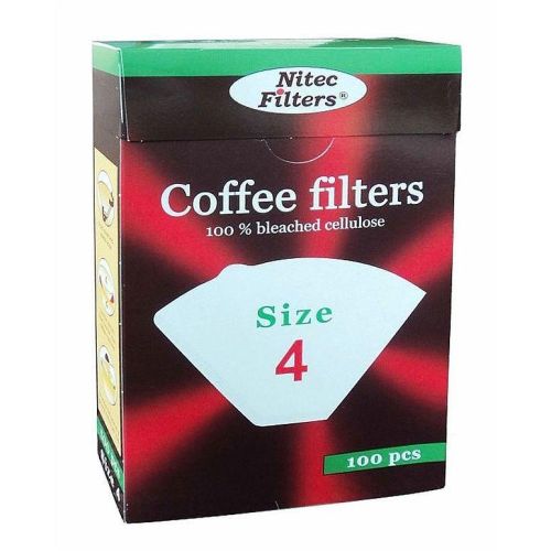 Nitec Filters филтър за хафе No 4, 100 бр. (1 бр.)
