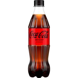 Coca-Cola без захар, газирана безалкохолна напитка (500 мл)