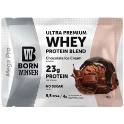 Born Winner Whey протеиновосаше шоколадов сладолед (30 г)