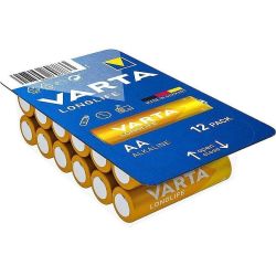 Varta Longlife алкални батерии AA (12 бр.)