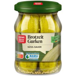 REWE снакс краставички сладко-кисели (290 г)