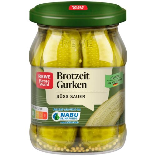 REWE снакс краставички сладко-кисели (290 г)