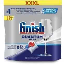 Finish Powerball Quantum All In 1 таблетки за съдомиялна (60 бр.)