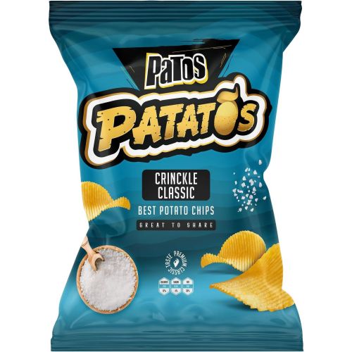 Patos Patatos чипс сол (80 г)