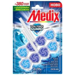 Medix Total Power Guard тоалетно блокче океан, 2 бр. х 55 г (110 г)
