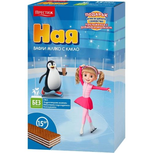 Престиж Ная вафли с мляко и какао (321 г)