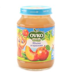 Bebelan пюре с ябълки, праскови и витамин C, 4+ месеца (190 г)