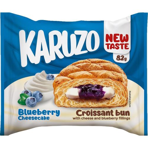 Karuzo кроасан чийзкейк боровинка (82 г)