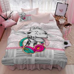 PNG ди джей, единичен спален комплект Ранфорс (2 бр.)