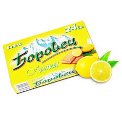 Боровец вафли с лимон в кутия, 24 бр. (550 г)
