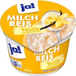 Ja! мляко с ориз, различни вкусове (200 г)