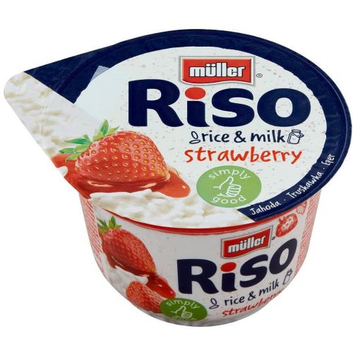 Müller мляко с ориз с ягоди (200 г)