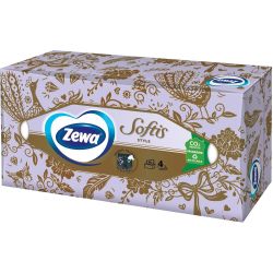 Zewa Facial Softis носни кърпи 10 х 10 бр, четирипластови (80 бр.)