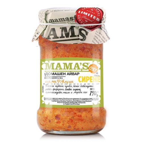 Mama's домашен айвар със соево сирене, лют (290 г)