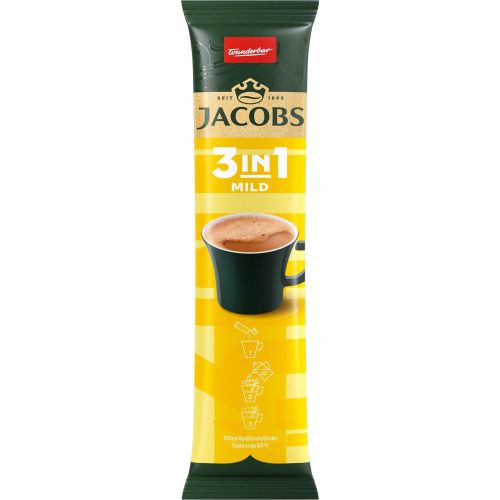 Jacobs Mild 3in1 разтворимо кафе (11.1 г)
