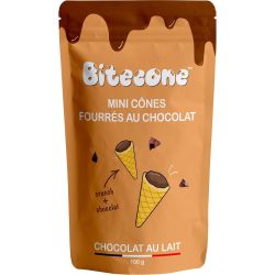 Bitecone валфена фунийка с млечен шоколад (100 г)