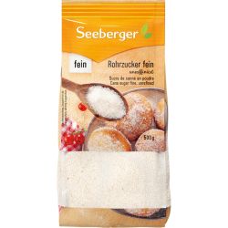 Seeberger фина тръстикова нерафинирана захар (500 г)