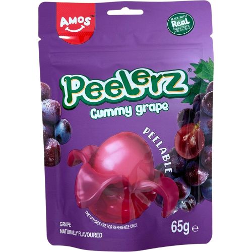 Amos желирани плодови белещи се бонбони грозде (65 г)