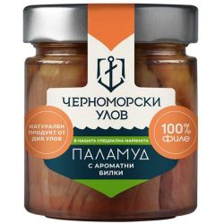 Черноморски улов маринован паламуд в олио с билки (210 г)